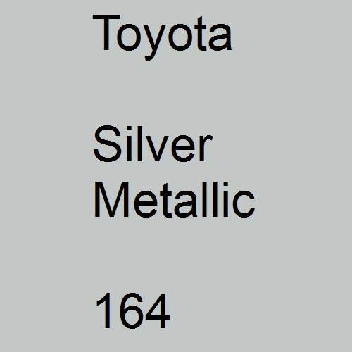 Toyota, Silver Metallic, 164.